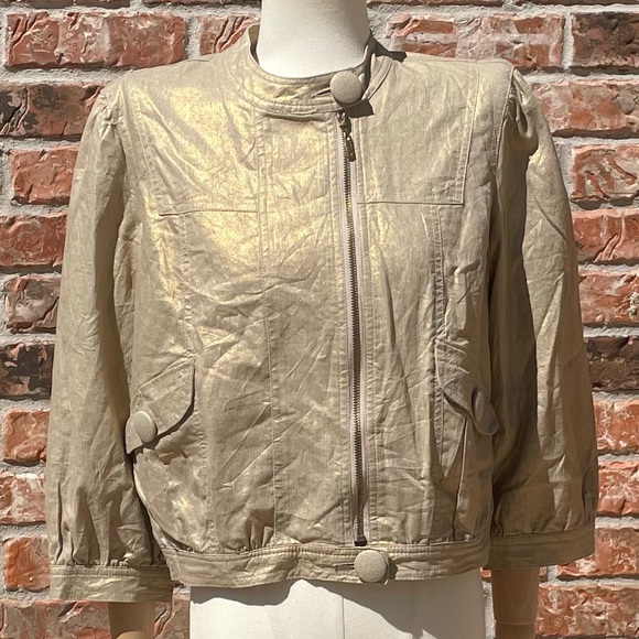 Jolt Jackets & Blazers - Jolt (Neiman Marcus) khaki/gold juniors vintage jacket / L / Excellent condition